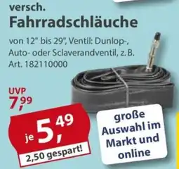 Sonderpreis Baumarkt versch. Fahrradschläuche Angebot