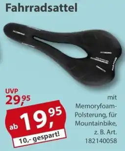 Sonderpreis Baumarkt Fahrradsattel Angebot