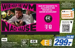 K+B Expert TCL LED TV iFFALCON 55U65A Angebot