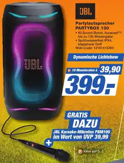 K+B Expert JBL Partylautsprecher PARTYBOX 130 Angebot