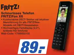 K+B Expert Schnurloses Telefon FRITZ!Fon X6 Angebot