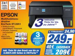 K+B Expert EPSON Multifunktionsdrucker EcoTank ET-2951 Angebot