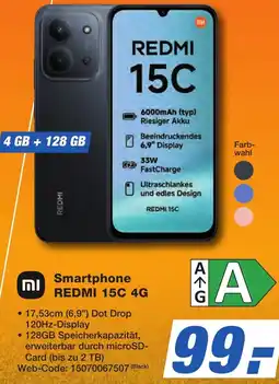 K+B Expert Smartphone REDMI 15C 4G Angebot