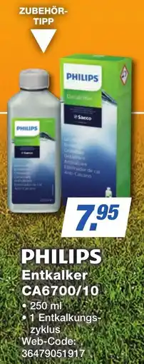 K+B Expert PHILIPS Entkalker CA6700/10 Angebot
