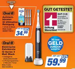 K+B Expert Oral-B Elektrische Zahnbürste iO Series 3 Matt Black Angebot