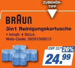 K+B Expert BRAUN 3in1 Reinigungskartusche Angebot