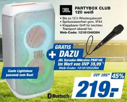 expert Techno Land JBL PARTYBOX CLUB 120 weiß Angebot