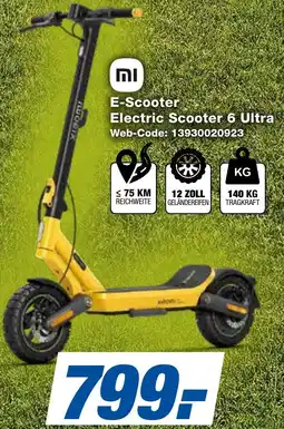 expert Techno Land Xiaomi E-Scooter Electric Scooter 6 Ultra Angebot