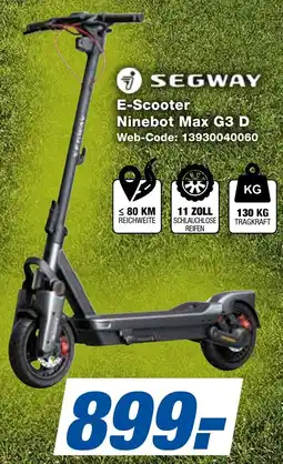 expert Techno Land SEGWAY E-Scooter Ninebot Max G3 D Angebot