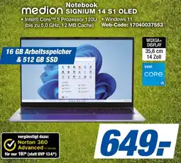 expert Techno Land medion Notebook SIGNIUM 14 S1 OLED Angebot