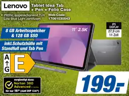 expert Techno Land Lenovo Tablet Idea Tab + Pen + Folio Case Angebot