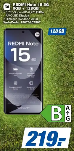 expert Techno Land REDMI Note 15 5G 6GB + 128GB Angebot
