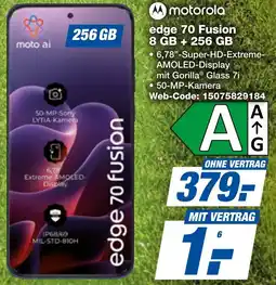 expert Techno Land Motorola edge 70 Fusion 8 GB + 256 GB Angebot
