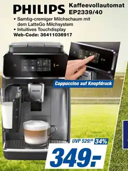 expert Techno Land PHILIPS Kaffeevollautomat EP2339/40 Angebot