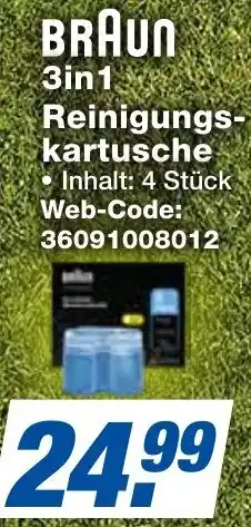 expert Techno Land BRAUN 3in1 Reinigungskartusche Angebot