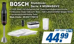 expert Techno Land BOSCH Stabmixer Serie 4 MSM4B6V2 Angebot
