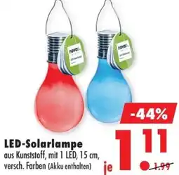 Mäc Geiz LED-Solarlampe Angebot