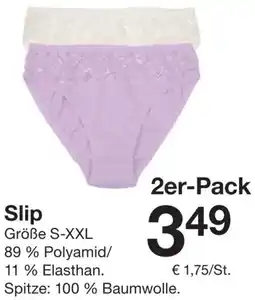Zeeman Slip Angebot