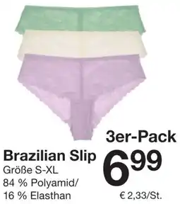 Zeeman Brazilian Slip Angebot