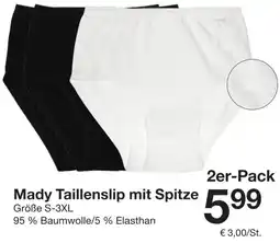 Zeeman Mady Taillenslip mit Spitze Angebot