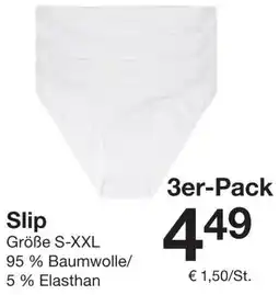 Zeeman Slip Angebot