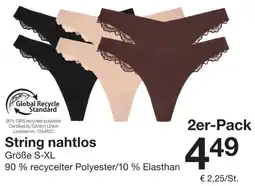 Zeeman String nahtlos Angebot