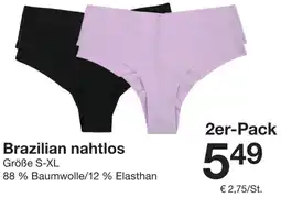 Zeeman Brazilian nahtlos Angebot