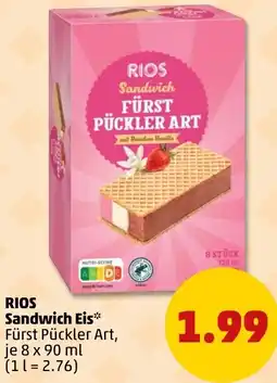 PENNY RIOS Sandwich Eis Angebot