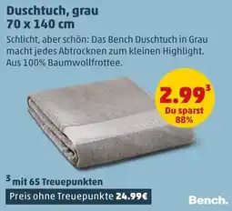 PENNY Bench Duschtuch, grau Angebot