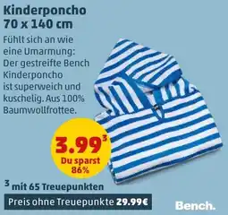 PENNY Bench Kinderponcho Angebot