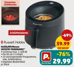 PENNY Russell Hobbs Heißluftfritteuse SATISFRY PANORAMIC Angebot
