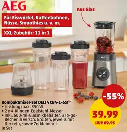 PENNY AEG Kompaktmixer-Set DELI 4 CB4-1-6ST Angebot