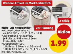 PENNY Klebe- und Kreppbänder Angebot