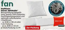 PENNY fan Kopfkissen Dacron Aktivkohle Angebot