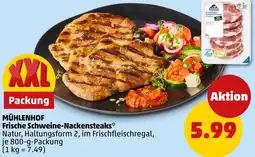 PENNY MÜHLENHOF Frische Schweine-Nackensteaks Angebot