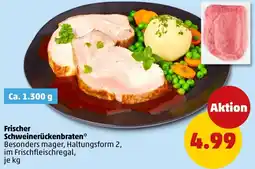 PENNY Frischer Schweinerückenbraten Angebot