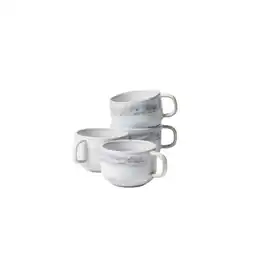 Netto Marken-Discount Gipfelstück Kaffeeobertassen-Set, Steinzeug TIEFER SEE Angebot