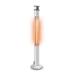 Netto Marken-Discount Heat Guru Plus Infrarot-Heizstrahler 2000W 3 Heizstufen Fernbedienung Silber Angebot