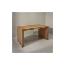 Netto Marken-Discount KADIMA DESIGN Schreibtisch TEKO: Massivholz Sheesham, 160x80 cm, Stauraum, abgerundete Ecken, stabil Angebot