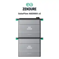Netto Marken-Discount Zendure SolarFlow AB2000X x2, 3,84kWh Akkus Speicher für Balkonkraftwerk Angebot
