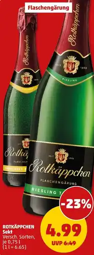PENNY ROTKÄPPCHEN Sekt Angebot