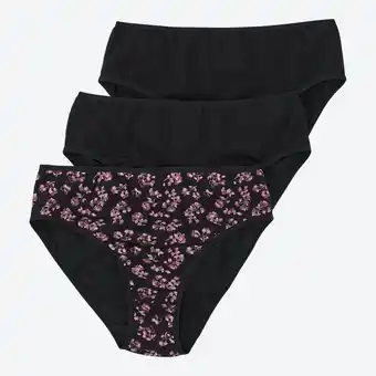 NKD Damen-Rioslip mit hohem Baumwollanteil, 3er-Pack Angebot