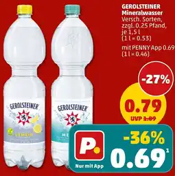 PENNY GEROLSTEINER Mineralwasser Angebot
