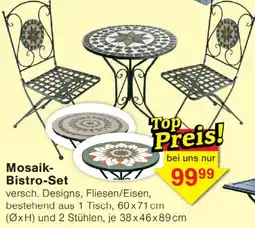 Wiglo Wunderland Mosaik Bistro-Set Angebot