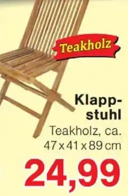 Wiglo Wunderland Klappstuhl Angebot