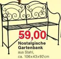 Wiglo Wunderland Nostalgische Gartenbank Angebot