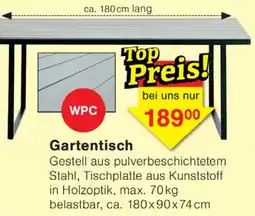Wiglo Wunderland Gartentisch Angebot