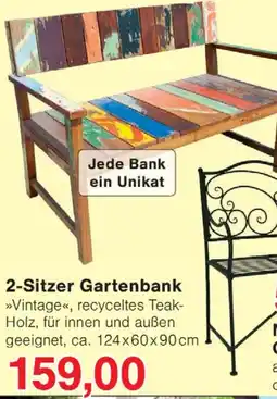 Wiglo Wunderland 2-Sitzer Gartenbank Angebot