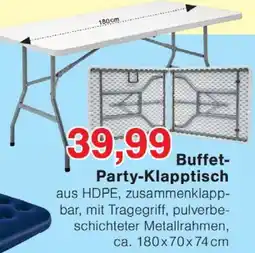 Wiglo Wunderland Buffet Party-Klapptisch Angebot