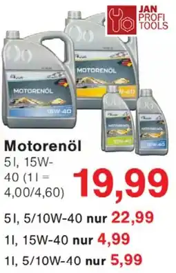 Wiglo Wunderland JAN PROFI TOOLS Motorenol Angebot